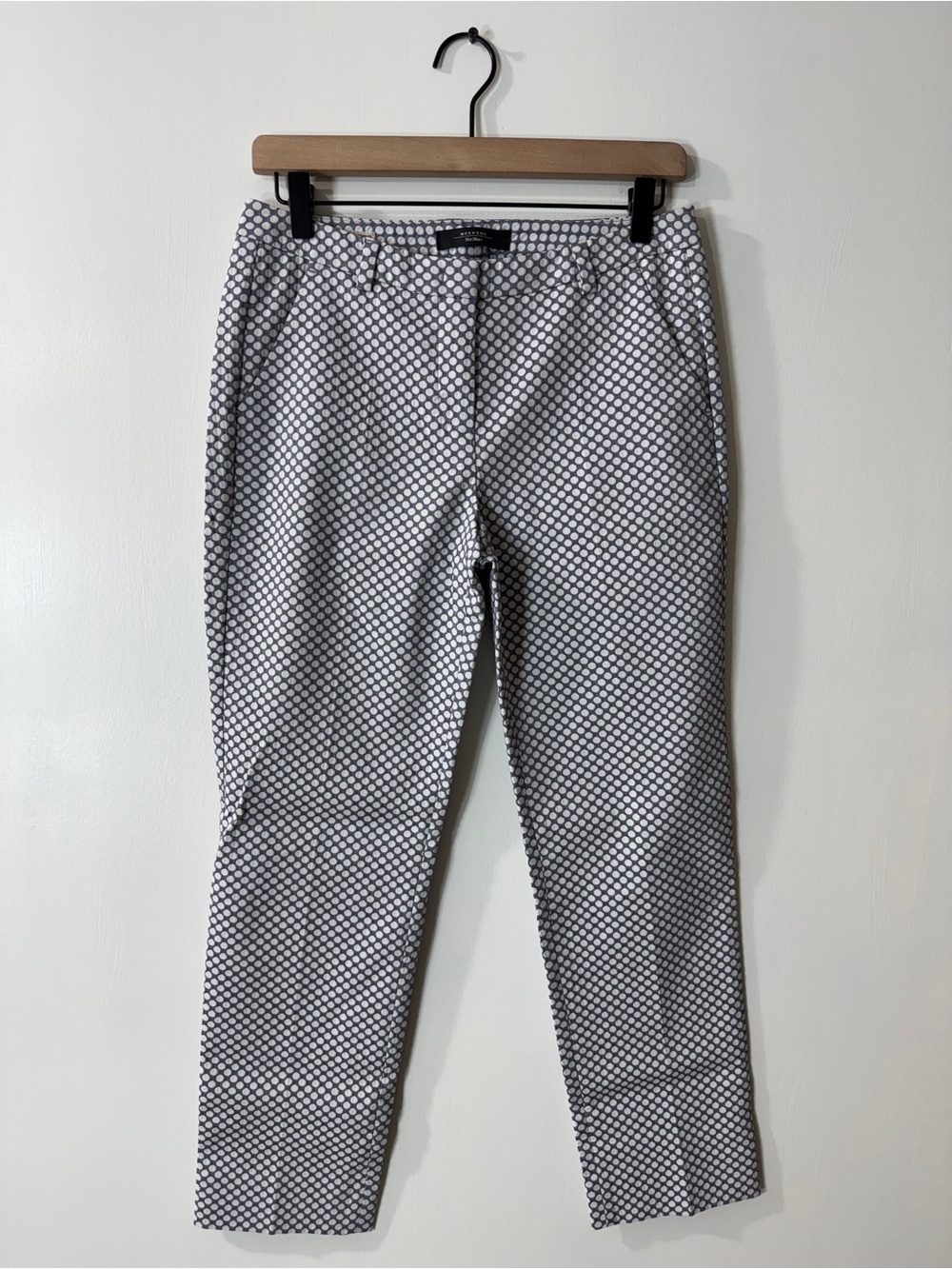 WP83 {MaxMara Weekend} "Slim Cigarette FITW113 Stretch" Ankle Trousers Pants